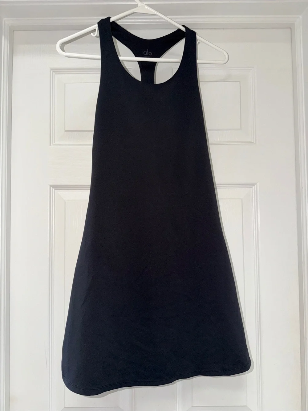 ALO Yoga Airlift Black Racerback Dress